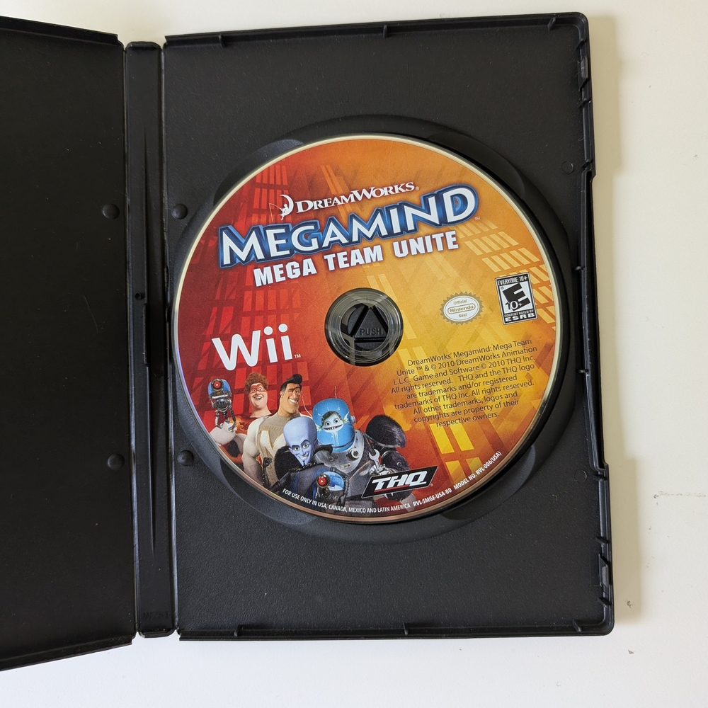 Megamind Mega Team Unite Wii Game – Disc Only, Tested & Working